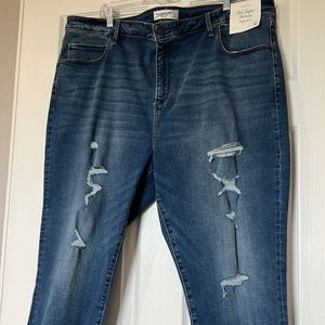 NWT Abercrombie & Fitch Curve Love The Super Skinny High Rise Jeans Size 37/24s